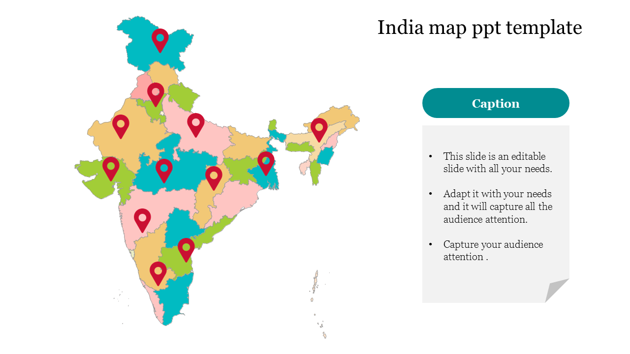 India map ppt template